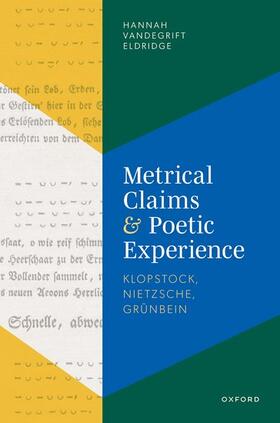 Eldridge |  Metrical Claims and Poetic Experience | Buch |  Sack Fachmedien