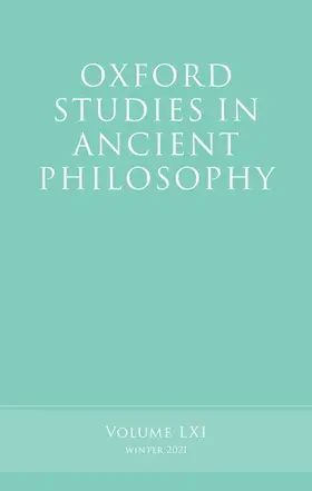 Caston |  Oxford Studies in Ancient Philosophy, Volume 61 | Buch |  Sack Fachmedien