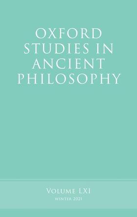 Caston |  Oxford Studies in Ancient Philosophy, Volume 61 | Buch |  Sack Fachmedien