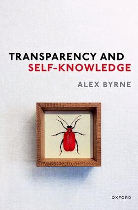 Byrne |  Transparency and Self-Knowledge | Buch |  Sack Fachmedien