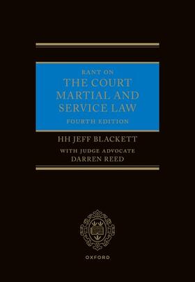 Blackett / Reed |  Rant on the Court Martial and Service Law | Buch |  Sack Fachmedien