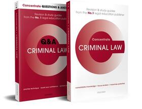 Herring / Allen |  Criminal Law Revision Concentrate Pack | Buch |  Sack Fachmedien