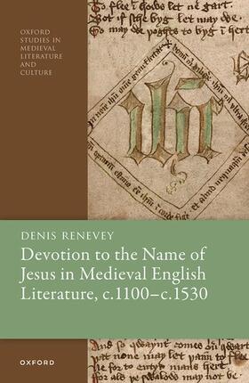 Renevey |  Devotion to the Name of Jesus in Medieval English Literature, C. 1100 - C. 1530 | Buch |  Sack Fachmedien