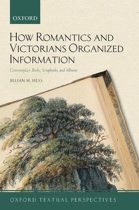 Hess |  How Romantics and Victorians Organized Information | Buch |  Sack Fachmedien