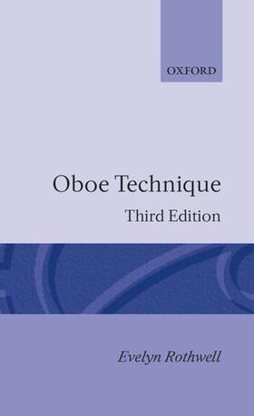 Rothwell |  Oboe Technique | Buch |  Sack Fachmedien