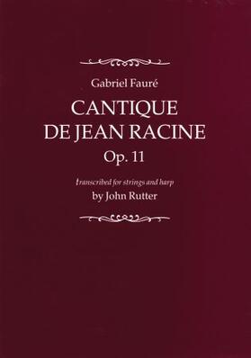 Rutter |  Cantique de Jean Racine | Buch |  Sack Fachmedien