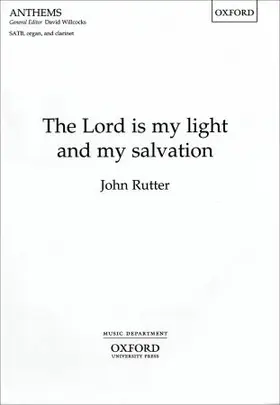 Rutter |  The Lord is my light and my salvation | Buch |  Sack Fachmedien