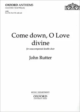 Rutter |  Come down, O Love divine | Buch |  Sack Fachmedien