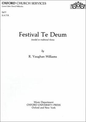 Vaughan Williams |  Festival Te Deum | Buch |  Sack Fachmedien