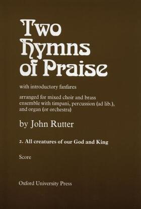 Rutter |  All Creatures of Our God and King: Score (Brass & Percussion Version) | Buch |  Sack Fachmedien