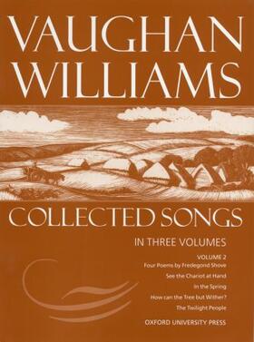 Vaughan Williams |  Collected Songs Volume 2 | Buch |  Sack Fachmedien