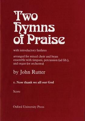 Rutter |  Now thank we all our God | Buch |  Sack Fachmedien