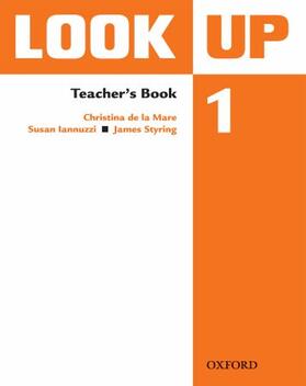 de la Mare / Iannuzzi / Styring |  Look Up: Level 1: Teacher's Book | Buch |  Sack Fachmedien