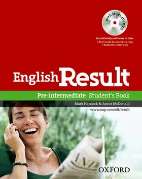 Hancock / McDonald |  English Result: Pre-Intermediate: Student's Book with DVD Pack | Buch |  Sack Fachmedien