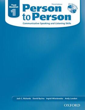 Richards / Bycina / Wisniewska |  Person to Person, Third Edition Level 1: Test Booklet (with Audio CD) | Buch |  Sack Fachmedien