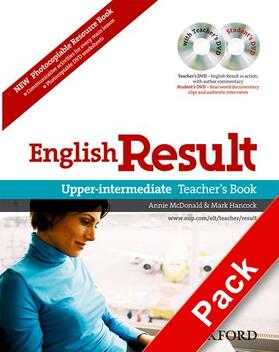 Hancock / McDonald |  English Result: Upper-Intermediate: Teacher's Resource Pack with DVD and Photocopiable Materials Book | Buch |  Sack Fachmedien
