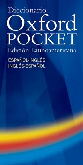  Diccionario Oxford Pocket Edicion Latinoamericana | Buch |  Sack Fachmedien