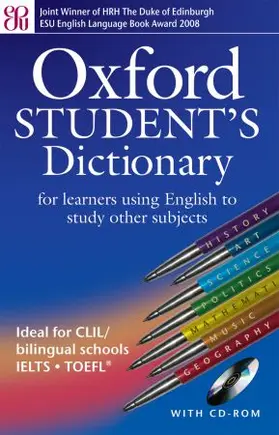  Oxford Student's Dictionary, New Edition: Paperback with CD-ROM | Buch |  Sack Fachmedien