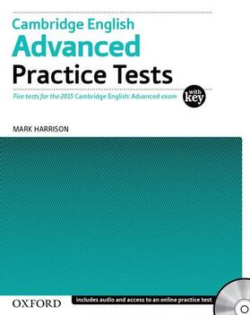 Harrison |  Cambridge English: Advanced Practice Tests: Tests With Key and Audio CD Pack | Buch |  Sack Fachmedien