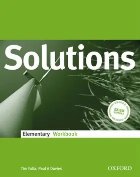 Falla / Davies |  Solutions Elementary: Workbook | Buch |  Sack Fachmedien