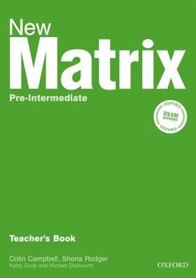 Gude / Wildman / Duckworth |  New Matrix Pre-Intermediate: Teacher's Book | Buch |  Sack Fachmedien