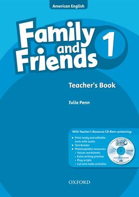 Simmons / Thompson / Quintana |  Family and Friends American Edition: 1: Teacher's Book & CD-ROM Pack | Buch |  Sack Fachmedien