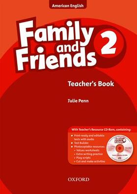 Simmons / Thompson / Quintana |  Family and Friends American Edition: 2: Teacher's Book & CD-ROM Pack | Buch |  Sack Fachmedien