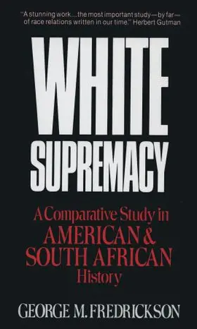 Fredrickson |  White Supremacy | Buch |  Sack Fachmedien