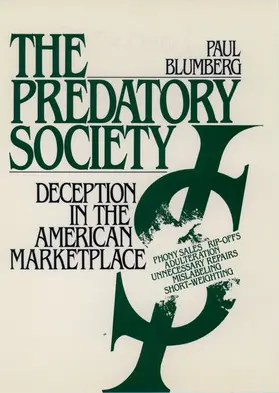 Blumberg |  The Predatory Society | Buch |  Sack Fachmedien