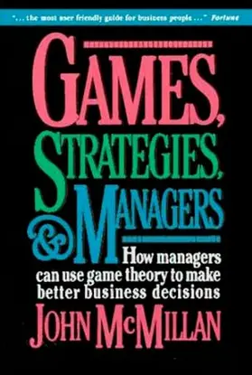 McMillan |  Games, Strategies, and Managers | Buch |  Sack Fachmedien