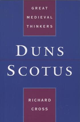 Cross |  Duns Scotus | Buch |  Sack Fachmedien