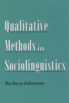 Johnstone |  Qualitative Methods in Sociolinguistics | Buch |  Sack Fachmedien