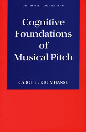 Krumhansl |  Cognitive Foundations of Musical Pitch | Buch |  Sack Fachmedien