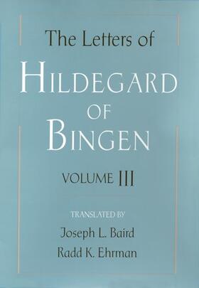  The Letters of Hildegard of Bingen: Volume III | Buch |  Sack Fachmedien