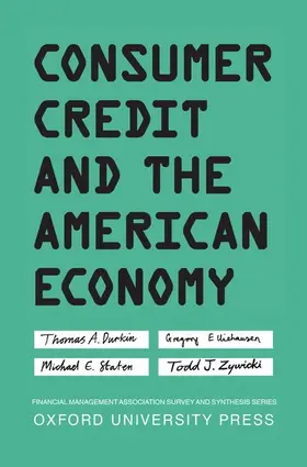 Durkin / Elliehausen / Staten |  Consumer Credit and the American Economy | Buch |  Sack Fachmedien