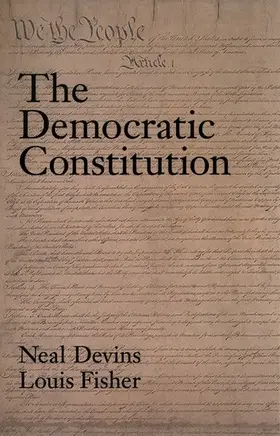 Devins / Fisher |  The Democratic Constitution | Buch |  Sack Fachmedien