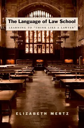 Mertz |  The Language of Law School | Buch |  Sack Fachmedien