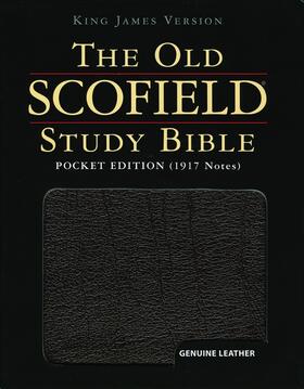  The Old Scofield® Study Bible, KJV, Pocket Edition, Genuine Leather Burgundy | Buch |  Sack Fachmedien