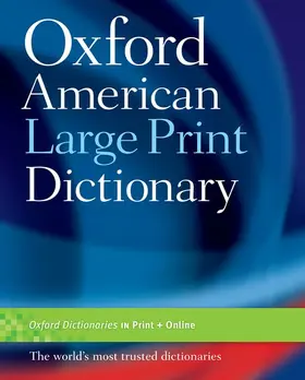  The Oxford American Large Print Dictionary | Buch |  Sack Fachmedien