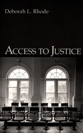 Rhode |  Access to Justice | Buch |  Sack Fachmedien