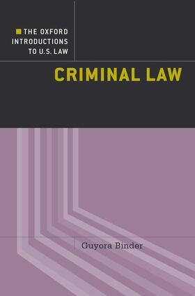 Binder |  Criminal Law | Buch |  Sack Fachmedien