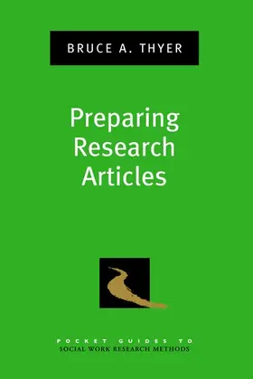 Thyer |  Preparing Research Articles | Buch |  Sack Fachmedien