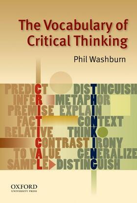 Washburn |  The Vocabulary of Critical Thinking | Buch |  Sack Fachmedien