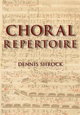 Shrock |  Choral Repertoire | Buch |  Sack Fachmedien