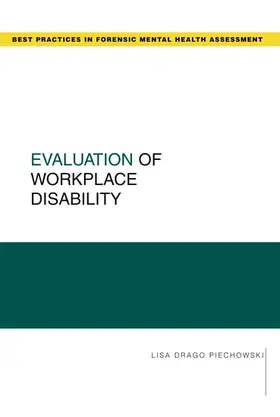 Piechowski |  Evaluation of Workplace Disability | Buch |  Sack Fachmedien