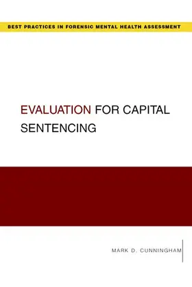 Cunningham |  Evaluation for Capital Sentencing | Buch |  Sack Fachmedien