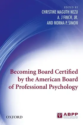 Finch, Jr. / Maguth Nezu / Simon |  Becoming Board Certified by the American Board of Professional Psychology | Buch |  Sack Fachmedien