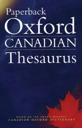 Pontisso |  Paperback Oxford Canadian Thesaurus | Buch |  Sack Fachmedien