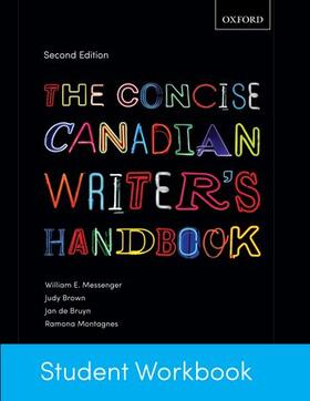 Messenger / Bruyn / Brown |  The Concise Canadian Writer's Handbook | Buch |  Sack Fachmedien