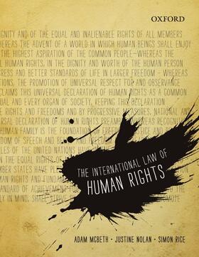 Nolan / Rice |  The International Law of Human Rights | Buch |  Sack Fachmedien